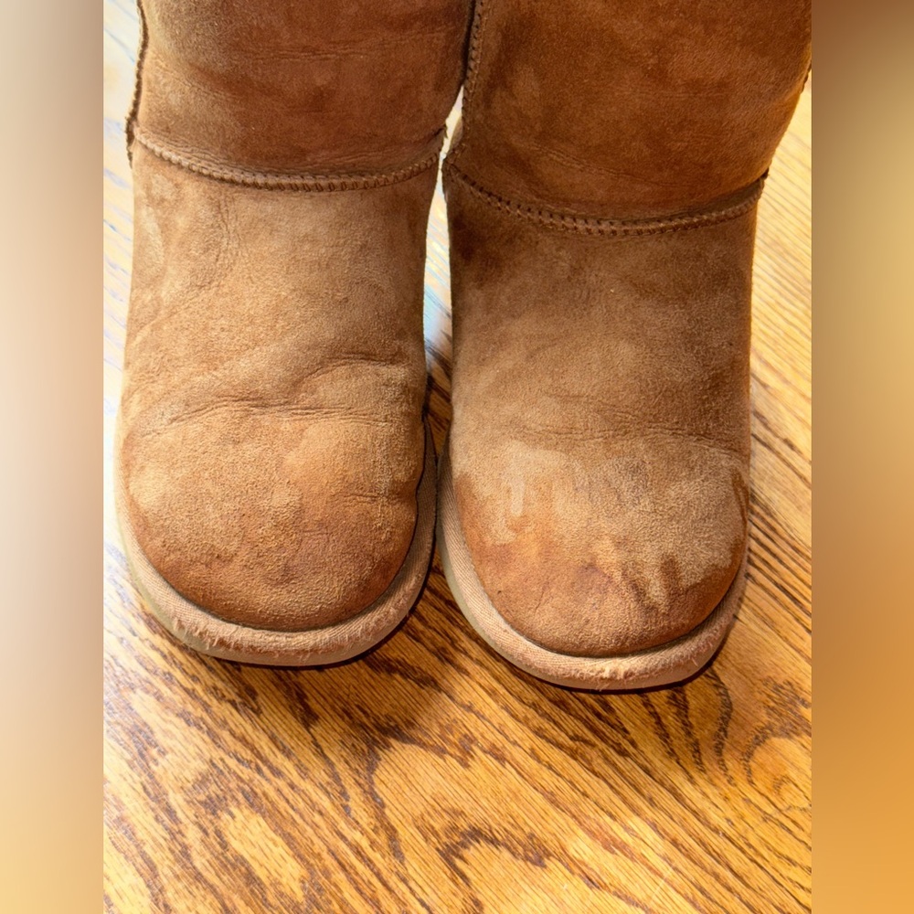 UGG Brown Shearling-Lined Boots size 7 - Picture 2 of 11